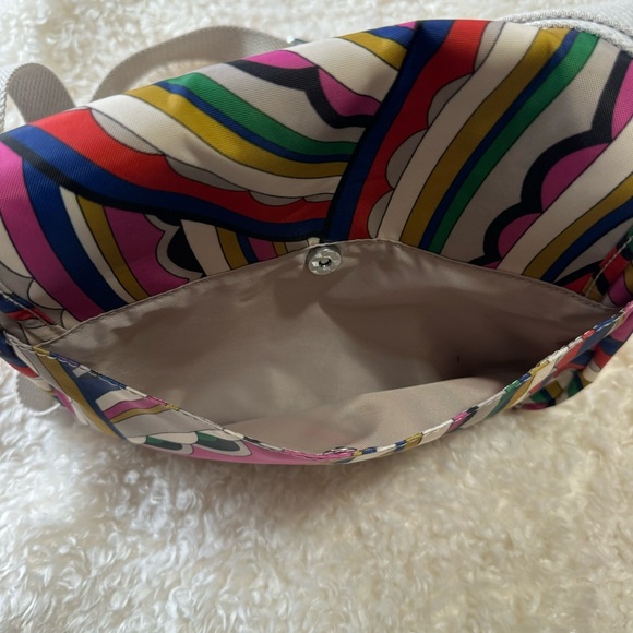 Kipling Attyson Shoulder Crossbody Bag Brightside Multicolor Swirl No Monkey - Picture 4 of 9